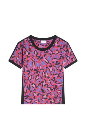 DRIES VAN NOTEN fitted contrast tee - Pink