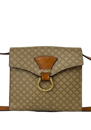 Celine Pre-Owned 2011 Macadam crossbody bag - Neutrals