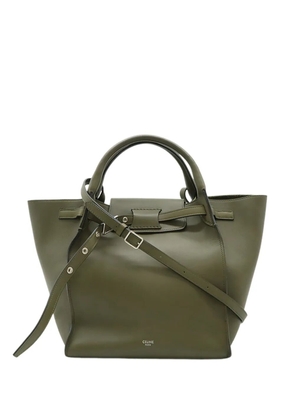 Celine Pre-Owned 2017-2026 Small Smooth Calfskin Big Bag satchel - Green