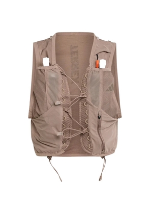 adidas Terrex Xperior mesh-panel vest - Brown