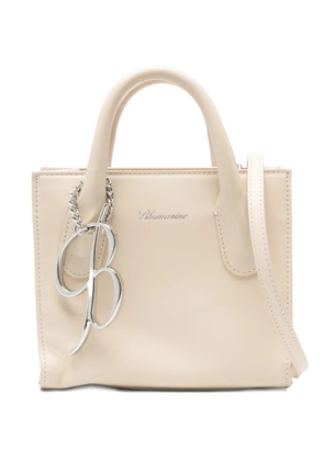 Blumarine small chain-charm tote bag - Neutrals