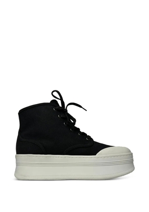 Celine Pre-Owned 2020s Triomphe-patch high-top sneakers - Black