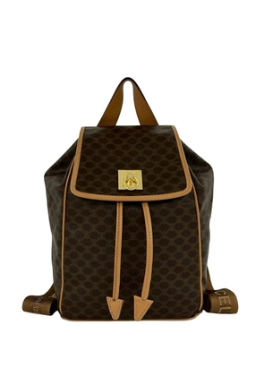 Celine Pre-Owned 2015 Macadam Drawstring backpack - Brown