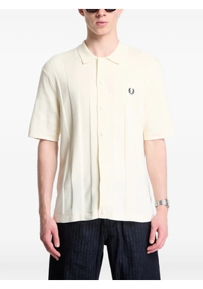 Fred Perry tonal vertical-stripe shirt - Neutrals