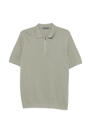 Corneliani zip-neck polo shirt - Green