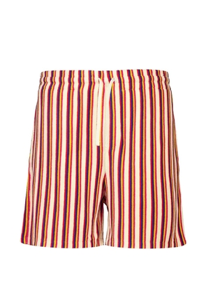 Valentino Garavani VLogo striped shorts - Orange