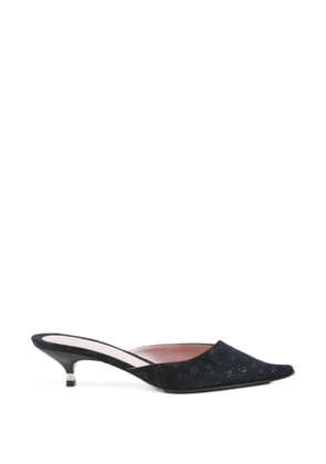 Louis Vuitton Pre-Owned 2000s Monogram canvas mules - Black