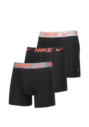 Nike logo-waistband boxer briefs - Black
