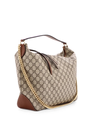 Gucci Pre-Owned Chain GG Coated Canvas Large hobo bag - Brown