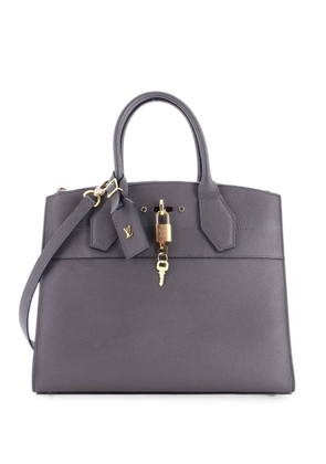 Louis Vuitton Pre-Owned City Steamer Handbag Leather MM tote bag - Grey