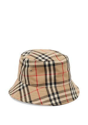Burberry Pre-Owned Vintage Check bucket hat - Neutrals