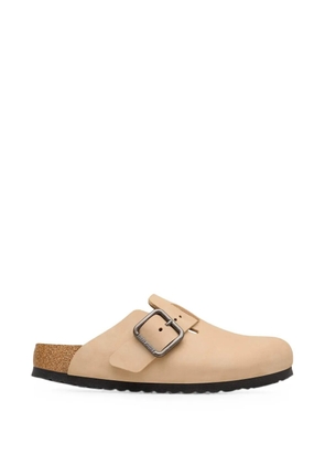 Birkenstock buckle-fastening leather mules - Neutrals