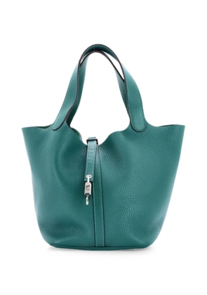 Hermès Pre-Owned Picotin Lock Bag Clemence MM bucket bag - Green