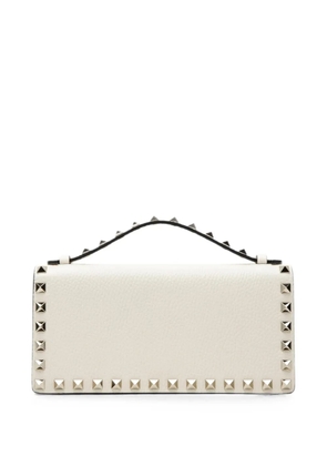 Valentino Garavani Rockstud grainy handbag - Neutrals