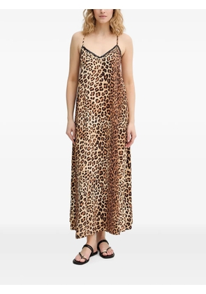 Lola Casademunt leopard-print maxi dress - Neutrals