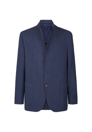 Sease single-breasted patch-pocket blazer - Blue