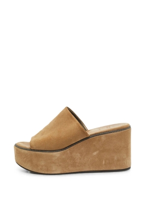 Brunello Cucinelli Monili-detail sandals - Brown