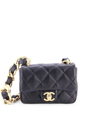 CHANEL Pre-Owned Funky Town Flap Bag Quilted Lambskin Mini shoulder bag - Black