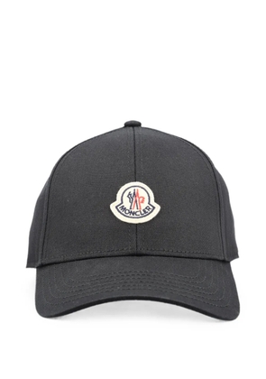 Moncler logo-patch baseball cap - Black