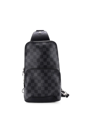 Louis Vuitton Pre-Owned Avenue Sling Bag Damier Graphite crossbody bag - Black