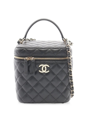 CHANEL Pre-Owned 2021 Vanity two-way handbag - Black