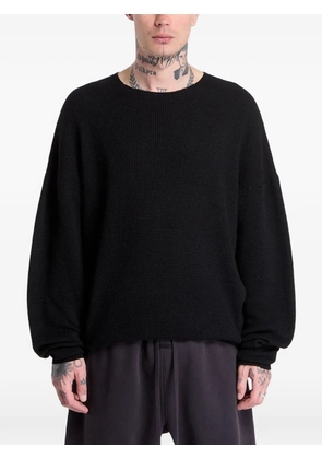 FEAR OF GOD ESSENTIALS waffle-knit sweater - Black