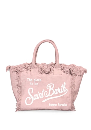 MC2 Saint Barth Vanity fringe-trim tote bag - Pink