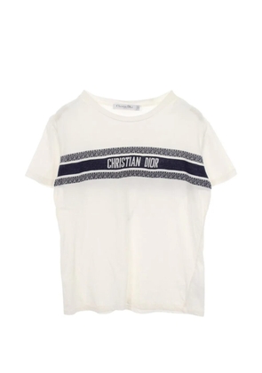 Christian Dior Pre-Owned 2010s logo-print short-sleeve T-shirt - White