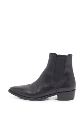 Celine Pre-Owned pointed-toe Chelsea boots - Black