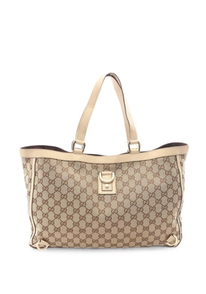 Gucci Pre-Owned Abby GG canvas tote bag - Neutrals