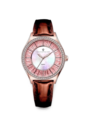 CHRISTIAN VAN SANT Luna 40mm watch - Silver