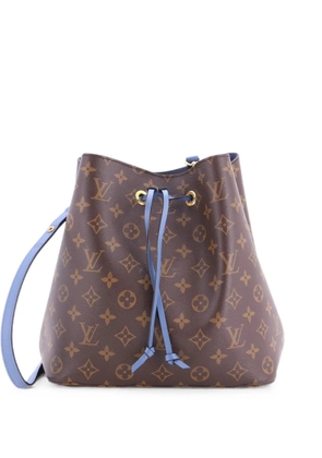 Louis Vuitton Pre-Owned NeoNoe Handbag Monogram Canvas with Leather MM bucket bag - Brown