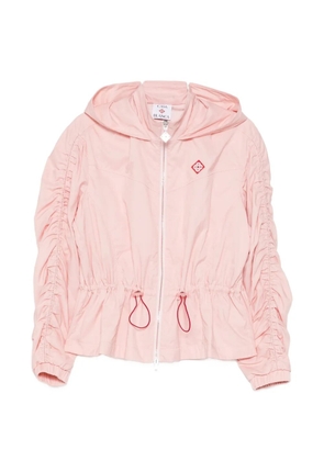 Casablanca ruched drawstring jacket - Pink
