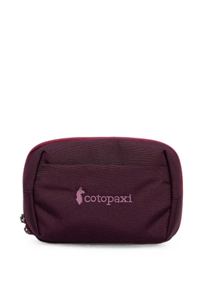 COTOPAXI logo-print zip-around make-up bag - Purple