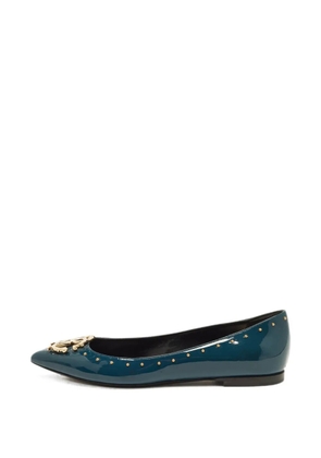 Roberto Cavalli Vintage pointed-toe pumps - Blue
