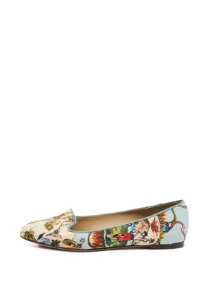 Dolce & Gabbana Pre-Owned brocade slippers - Neutrals