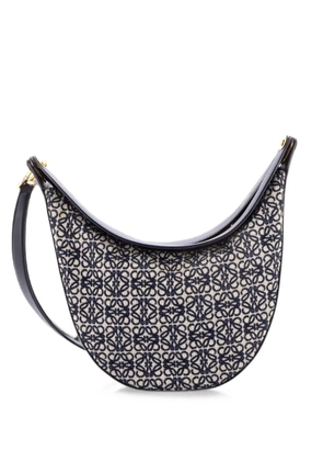 Loewe Pre-Owned Luna Anagram Jacquard hobo bag - Blue