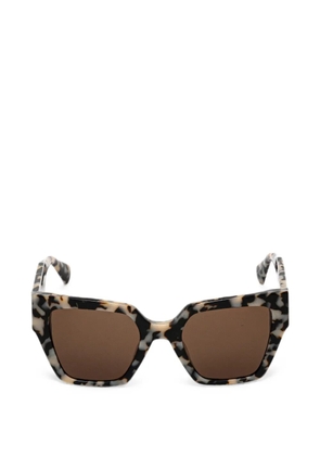 AllSaints tortoiseshell-effect square-frame sunglasses - Neutrals