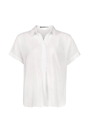 Betty Barclay short-sleeve collared blouse - White
