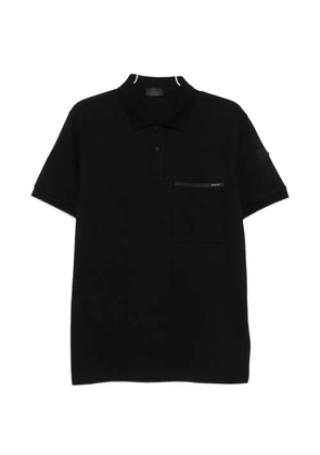 Moncler chest-pocket polo shirt - Black