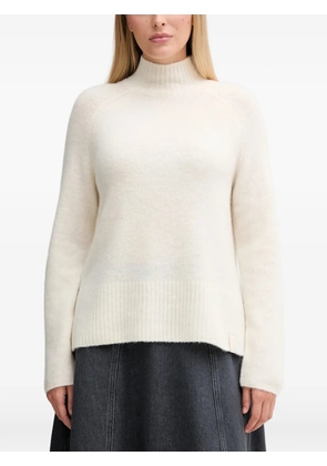 Gaudi high-neck sweater - Neutrals