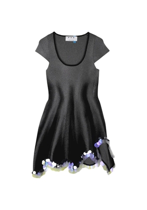PH5 Zingel Flaslight sequin-embellished wavy-hem mini dress - Black