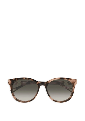 Chloé Eyewear havana round sunglasses - Neutrals