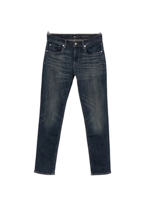 7 For All Mankind whiskered faded-effect jeans - Blue