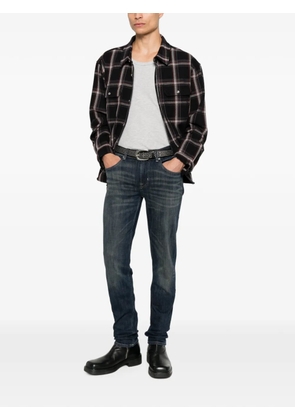 7 For All Mankind whiskered faded-effect jeans - Blue