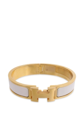 Hermès Pre-Owned Clic H bangle bracelet - Gold