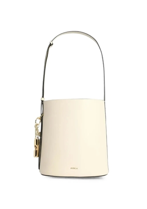 Furla Roxie logo-print bucket bag - Neutrals