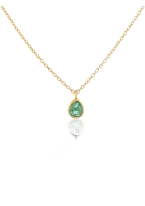 AUREE JEWELLERY mini Manhattan emerald necklace - Gold