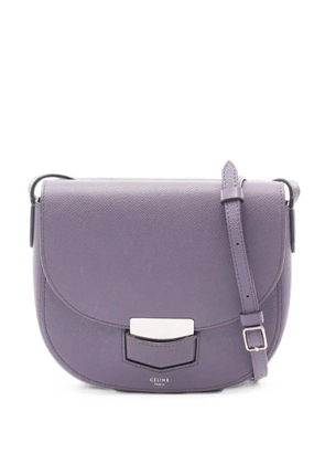 Celine Pre-Owned small Trotter leather shoulder bag - Purple
