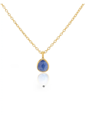 AUREE JEWELLERY mini Manhattan sapphire necklace - Gold